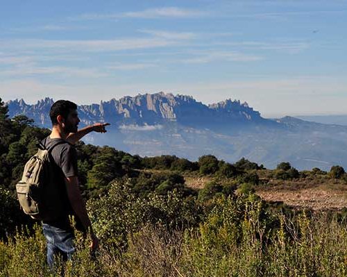 hiking st llorence barcelona catalonia